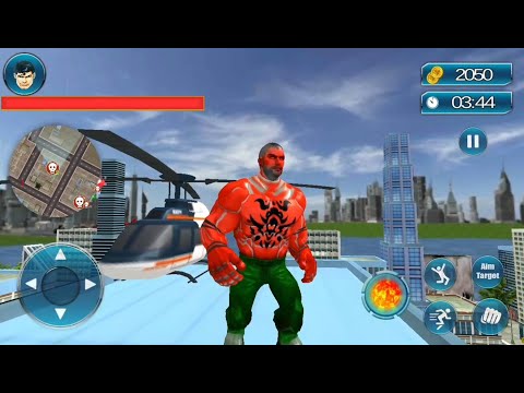 Monster Superhero City Super Villains Battle 3d | Red Monster Robot Fight - Android GamePlay