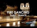Fire Dancing at Notre Dame de Paris 