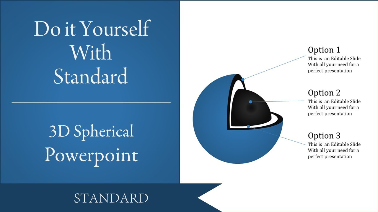 How to Create a 3d Spherical, Core, Sphere PowerPoint Template.