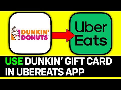 Uber Eats Dunkin Donuts