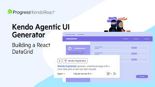 Build A React DataGrid with Kendo Agentic UI Generator (Demo)