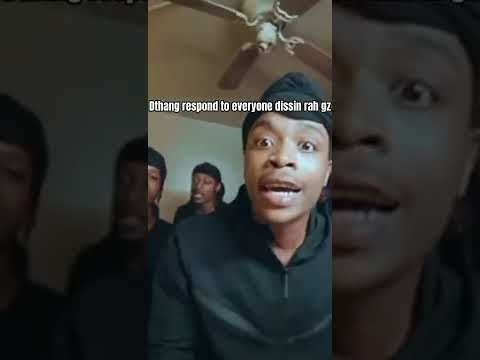 Dthang reacts to everyone dissing his friend Rah gz