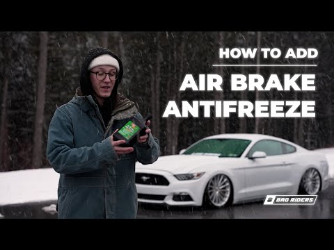 MOST IMPORTANT THING TO DO BEFORE WINTER DRIVING YOUR BAGGED CAR - AIR BRAKE ANTIFREEZE