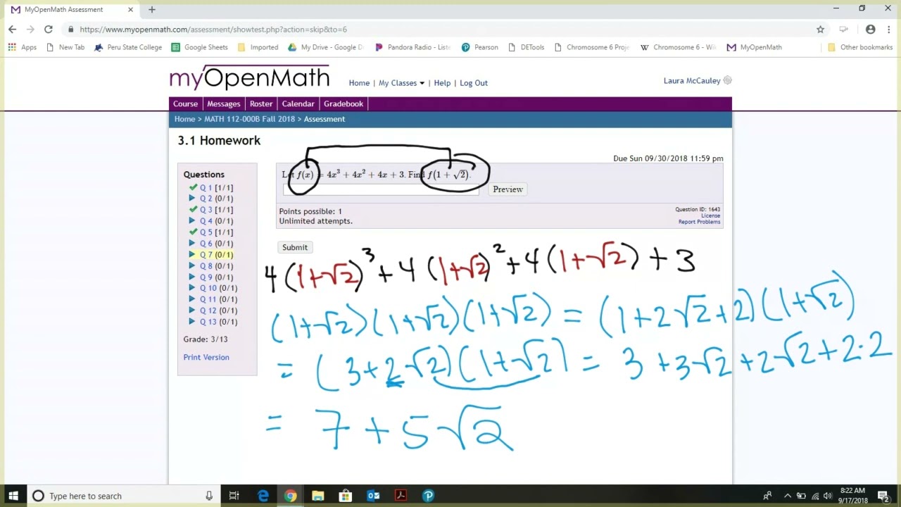 Functions and Function Notation Section 3 1