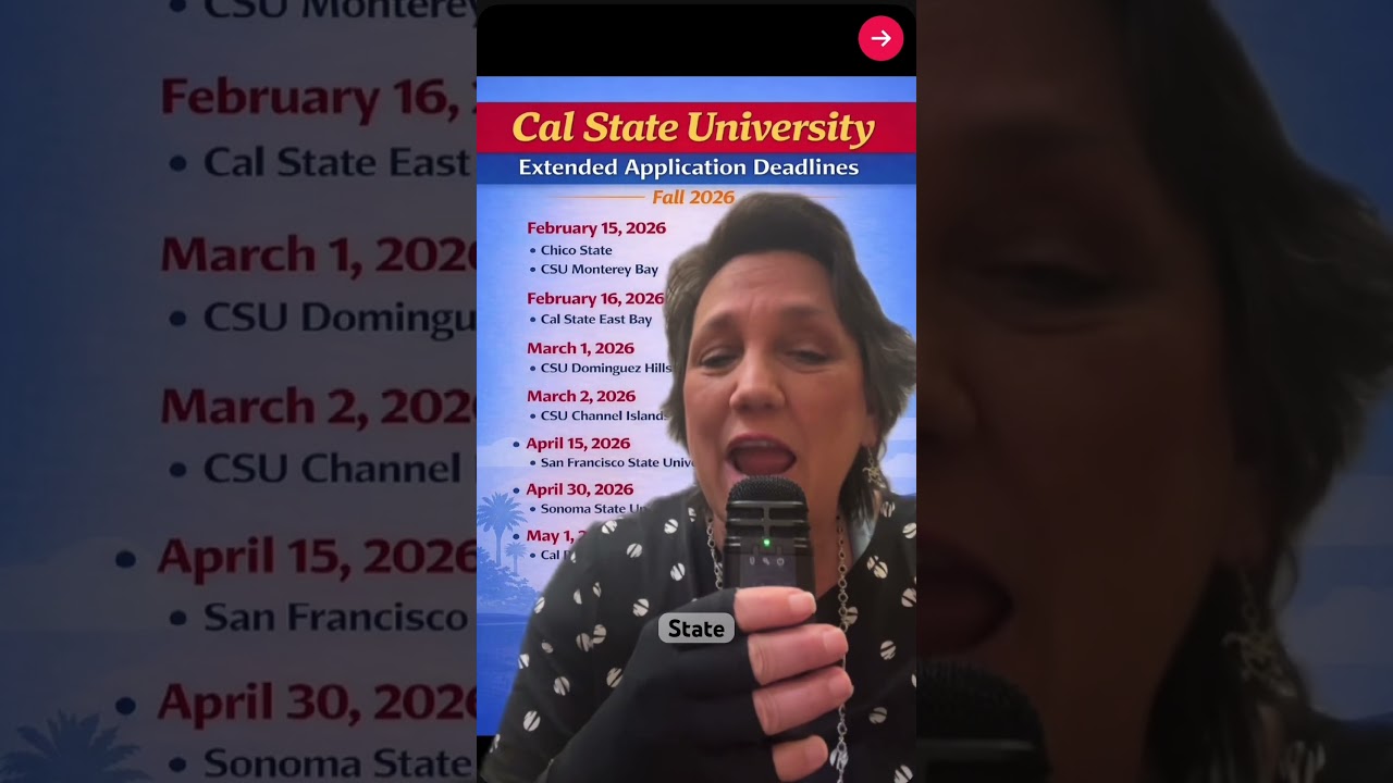 Cal State Application Deadlines Extended for Fall 2026 #collegeadvice #csu #collegeapplications
