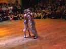  Andrea Misse  and  Javier Rodriguez  are  dancing  to  the  tango  "  La Trilla  "  by  Carlos di Sarli