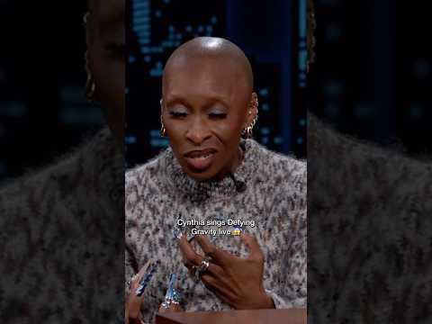 Cynthia sings Defying Gravity from wicked