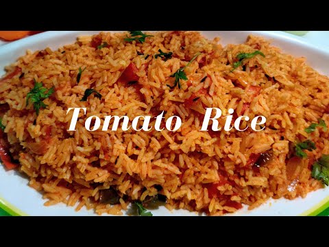 , title : 'Tomato Rice | Simple and Spicy Tomato Fried Rice | Tomato Pulao | Quick and Tasty Tomato biryani'
