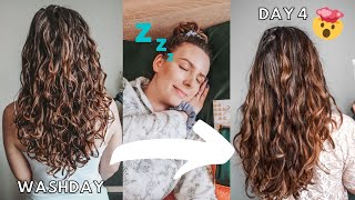How to Protect Wavy & Curly Hair at Night // Different options, how I protect mine + morning routine