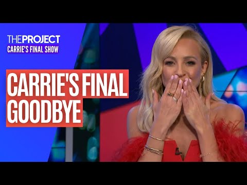 Carrie's Final Show: Carrie Bickmore Says Goodbye To The Project Desk
