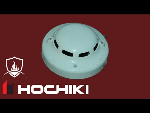Hochiki SLR-835B-2 Photoelectric Smoke Detector Fire Alarm Test