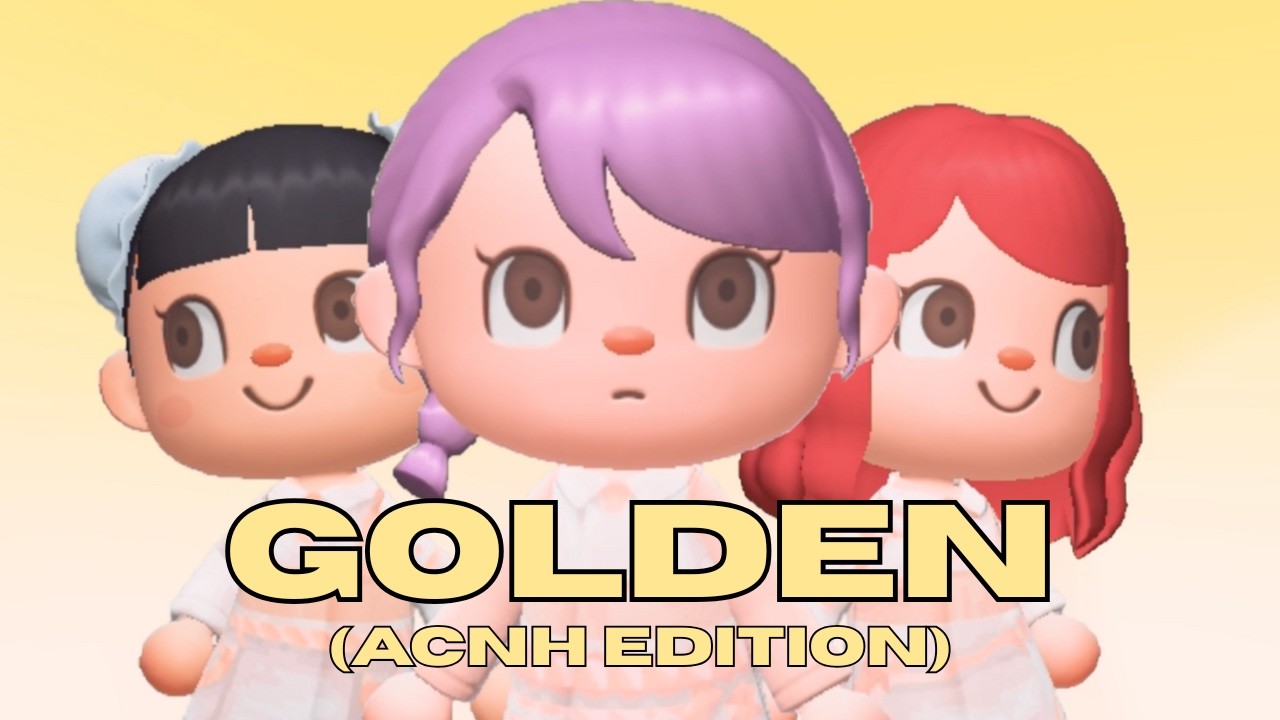 ✨K-Pop Demon Hunters: GOLDEN (An ACNH Music Video)✨