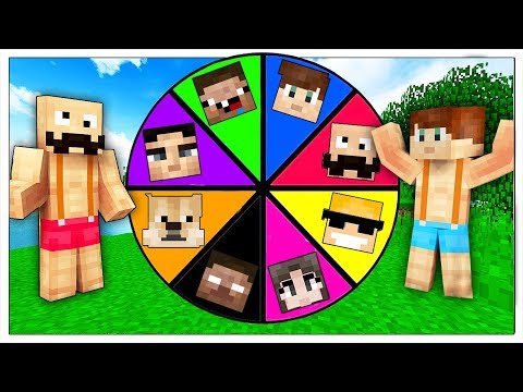 LA RUOTA DELLA FORTUNA DEGLI YOUTUBERS! - Minecraft ITA