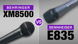 Behringer XM8500 vs Sennheiser E835 Dynamic Mic Comparison / Test / Review