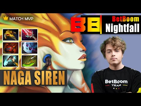 Naga Siren Safelane | BetBoom.Nightfall | NIGHTFALL IS BACK TO HARD CARRY | 7.32e Gameplay Highlight