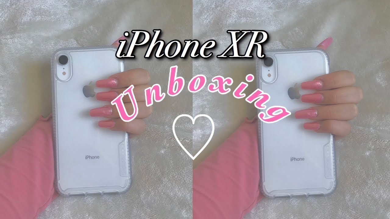 IPHONE XR UNBOXING + SET UP