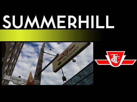 TTC Yonge-University Subway - Summerhill Station Walkthrough