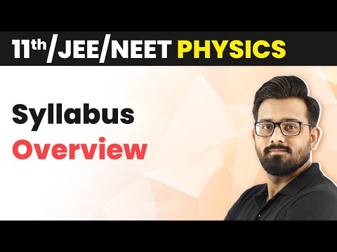 Class 11 Physics HC Verma - Syllabus Overview | JEE/NEET