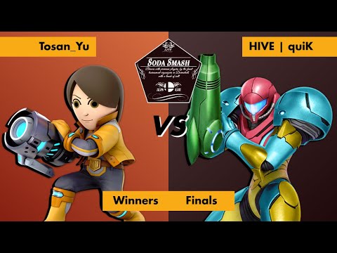 Soda Smash Lite #3 - Winners Final - Tosan_Yu (Mii Gunner) vs. HIVE | quiK (Samus)