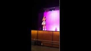 Singing Rockabye Baby- Priscilla Renea. Talent Show