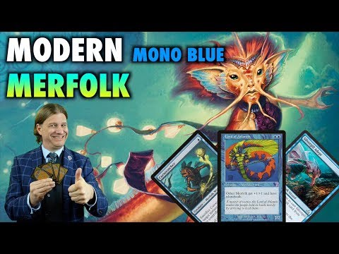 MTG - How To Build Mono Blue Modern Merfolk! A powerful yet affordable deck for Magic: The Gathering