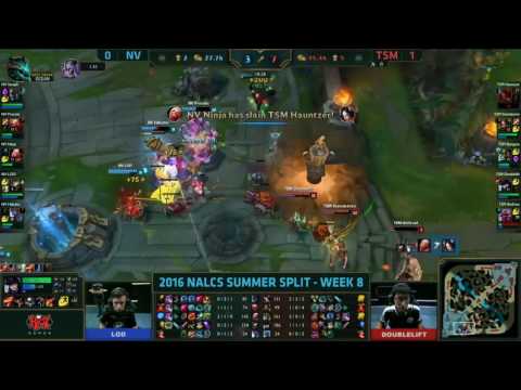 TSM vs Team Envy Highlights Game 2, W8 D3 NA LCS Summer 2016 S6, TSM vs NV G2