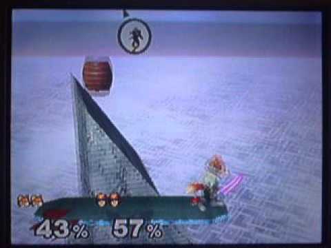 Super Smash Bros. Melee: Fox VS Captain Falcon (Mute City)