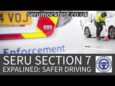 TfL SERU Handbook Section 7 Explained in Detail | SERU Training & Mock Test | London PCO | Minicab