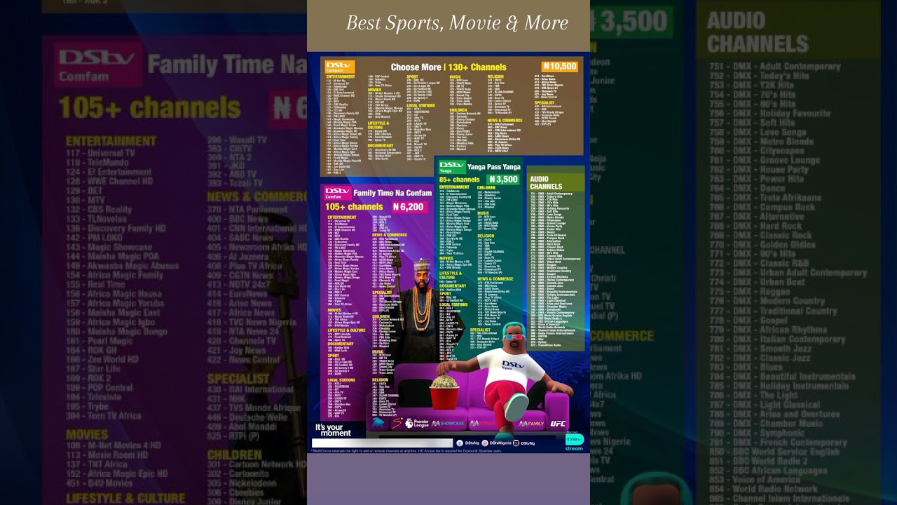 Dstv Channel List #dstv