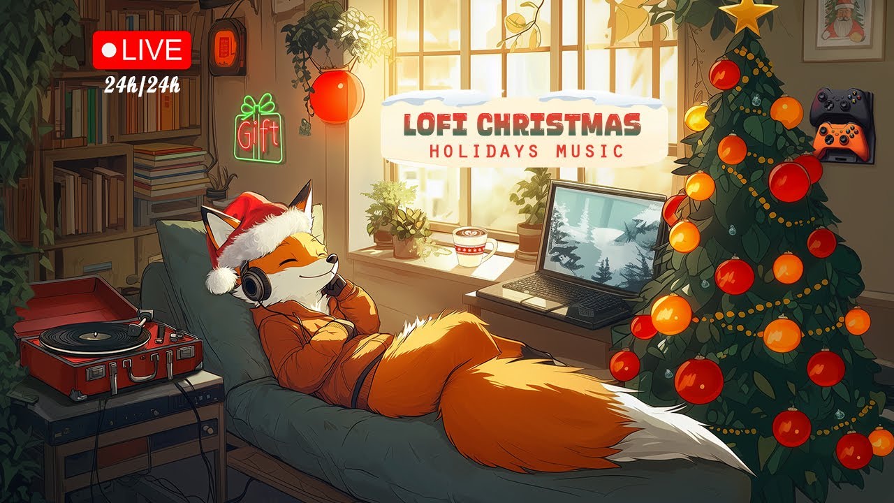 CHRISTMAS LOFI MUSIC RADIO LIVE | Lofi hiphop holidays song