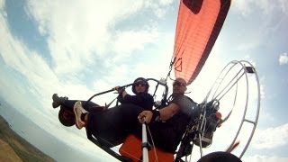 preview picture of video 'Go Paragliding tandem trike 2012 2013 kissanakis Φραγκοκαστελλο Σφακια crete HD'