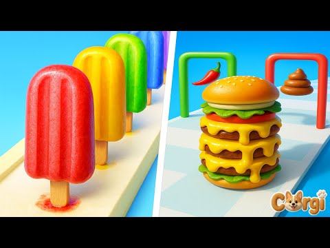 Popsicle Stack VS Burger Master - All Levels Satisfying Walkthrough Gameplay Part 1