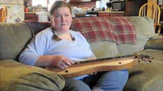 Sarah Morgan plays the mountain dulcimer