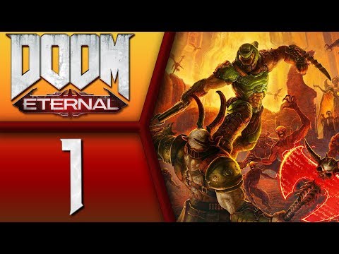 Doom Eternal playthrough pt1 - It's Hell on Earth, and DoomGuy is PISSED!