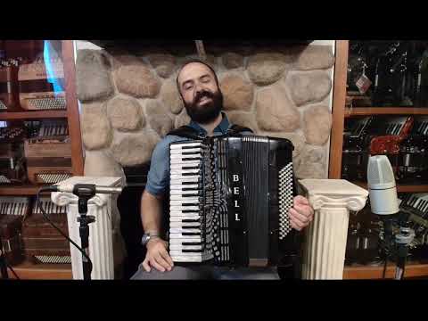 8397 - Black Dino Baffetti Bell Piano Accordion LMMM 37 96 image 2