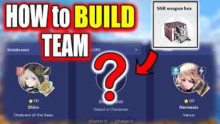 HOW to build your BEST Team in Tower of Fantasy