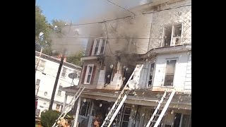 preview picture of video '20140918 3rd Alarm 525 North 1st street Shamokin with Fireground Audio'