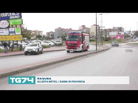 RAGUSA   ALLERTA METEO, I DANNI IN PROVINCIA