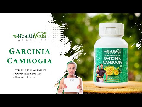 Health Veda Organics Garcinia Cambogia for Weight Management & Healthy Metabolism, 60 Veg Capsules