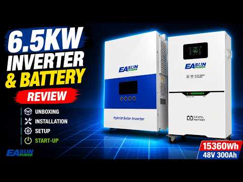 🔥 SMS 6500W EASUN Inverter + 15kWh Battery Installation