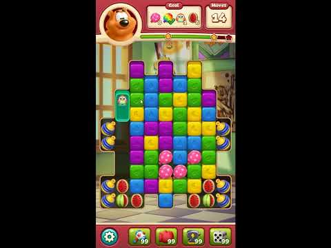 Toon Blast Level 7445 - NO BOOSTERS 🐻🐺🐱 | SKILLGAMING ✔️