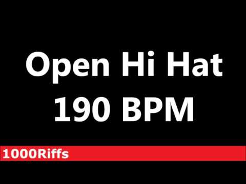 Open Hi Hat Metronome : 190 BPM ✓