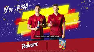 Galletas Principe ¡Ven a La Ciudad del Fútbol y siéntete un jugador de La Roja! anuncio