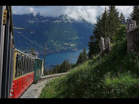 Bergbahnen am Thuner - und Brienzer See in der Schweiz