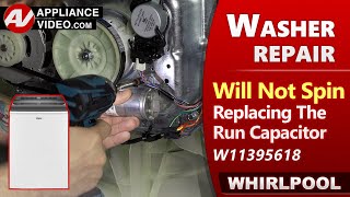Washer Will Not Spin - Run Capacitor Issues - Repair & Diagnostic by Factory Technician