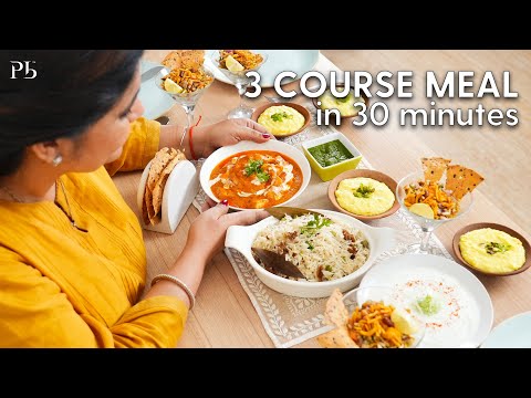 3 Course Meal with Pankaj in 30 minutes I Guest Menu I 30 मिनट में 3 कोर्स मील I Pankaj Bhadouria