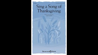Sing a Song of Thanksgiving