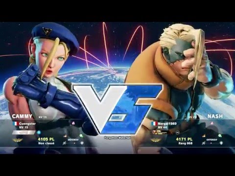 Cuongster ( Cammy ) VS Nergal1989 ( Nash ) HD 1080p - Street Fighter 5