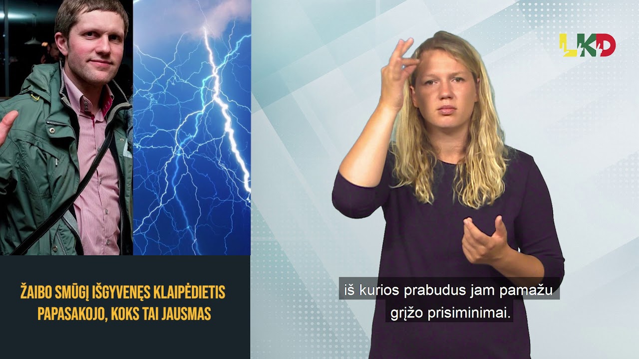 Žaibo smūgį išgyvenęs klaipėdietis papasakojo, koks tai jausmas