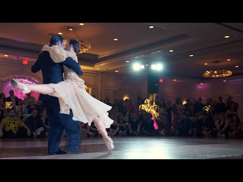 Manuela Rossi & Juan Malizia performing to "De Vidrio" at the 2025 SoCal Tango Championship